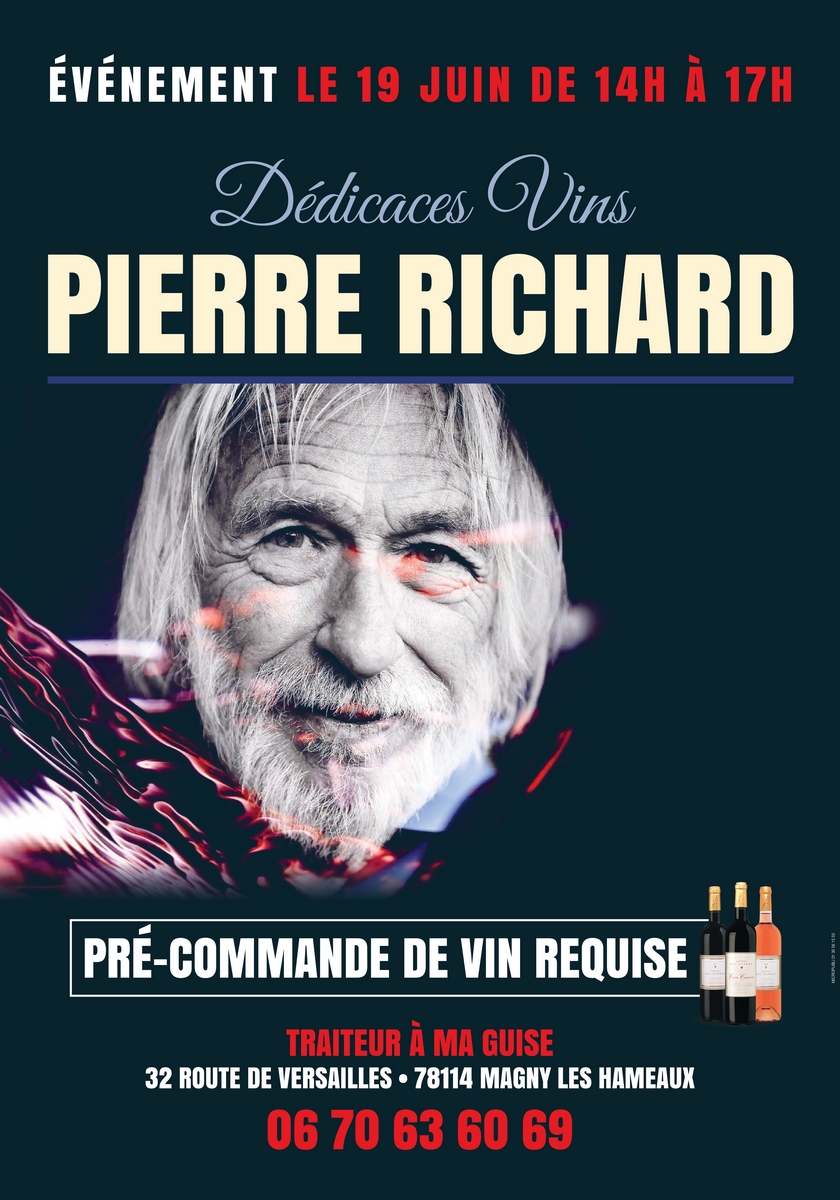 Vins Pierre Richard - Nouvelle Dédicace