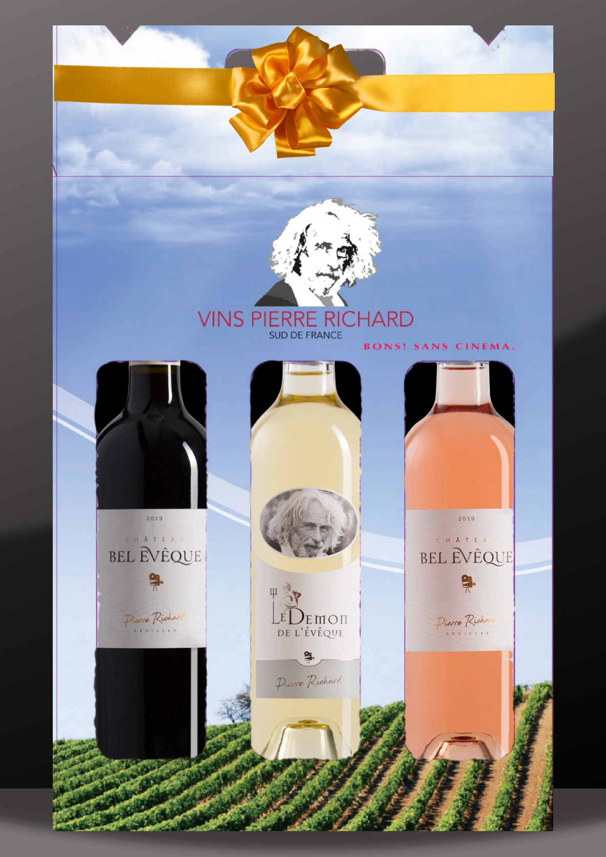 Vins Pierre Richard - Promotion Coffret Fêtes 